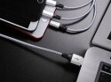 UNIWERSALNY KABEL PRZEWÓD USB 3W1 LIGHTNING MICRO-USB USB C 120CM DO IPHONE